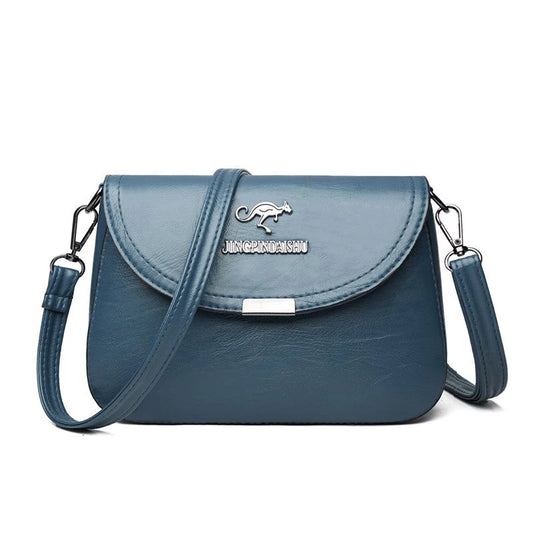 Bolso Bandolera Oxford – Textura Graineada & Detalles Plateados