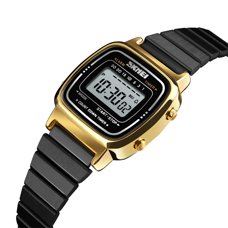 Reloj Digital Retro Mini – Estilo Vintage & Multifunción