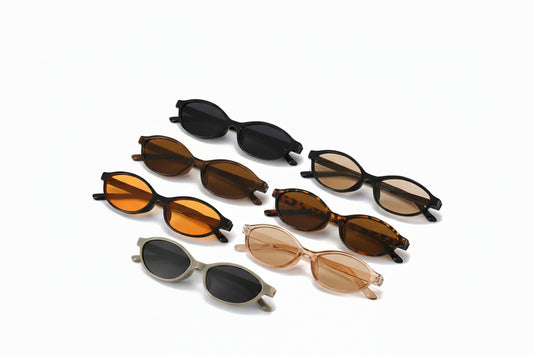 Gafas de Sol Cobain – Diseño Ovalado Retro & Lentes de Colores