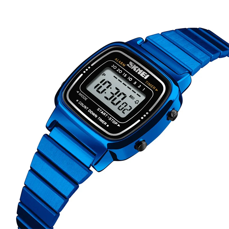 Reloj Digital Retro Mini – Estilo Vintage & Multifunción
